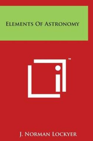 Cover of Elements of Astronomy