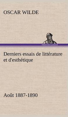 Book cover for Derniers essais de litt�rature et d'esth�tique