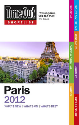 Book cover for Time Out Shortlist Paris 2012