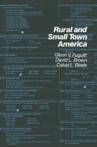 Cover of Rural and Smalltown America