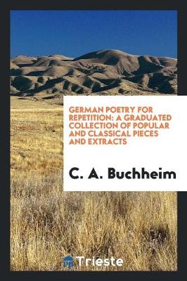 Book cover for German Poetry for Repetition