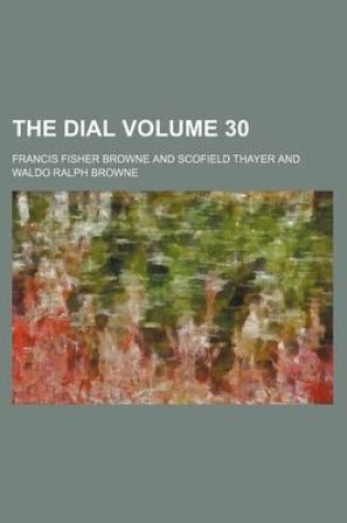 Cover of The Dial Volume 30