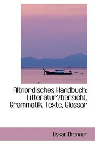 Cover of Altnordisches Handbuch