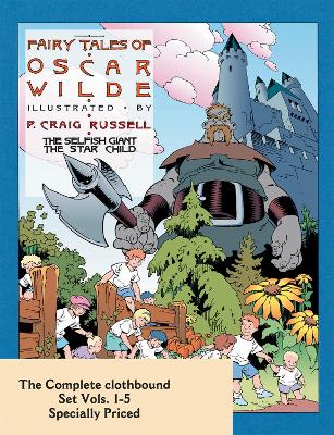 Book cover for Fairy Tales of Oscar Wilde: The Complete Hardcover Set 1–5
