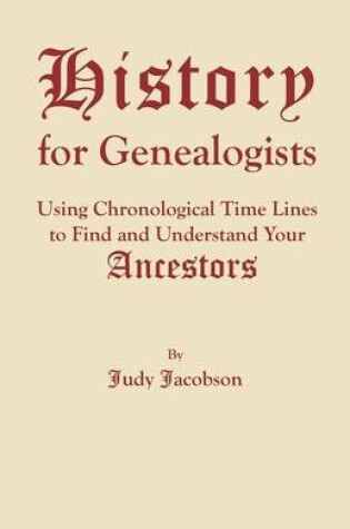 Cover of History for Genealogists