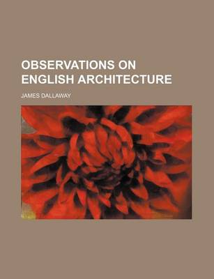 Book cover for Observations on English Architecture