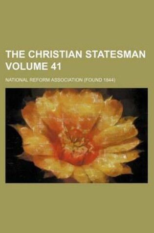 Cover of The Christian Statesman Volume 41