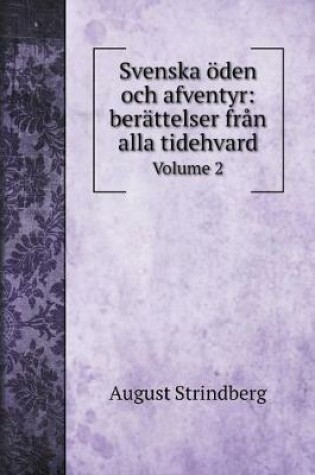 Cover of Svenska öden och afventyr