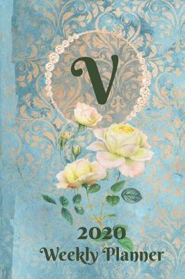 Book cover for Plan On It 2020 Weekly Calendar Planner 15 Month Pocket Appointment Notebook - Monogram Letter V