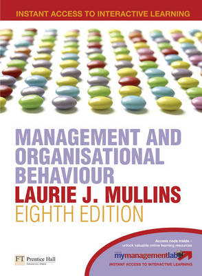 Book cover for Management and Organisational Behaviour and Companion Website with GradeTracker Student Access Card