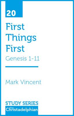 Book cover for First Things First