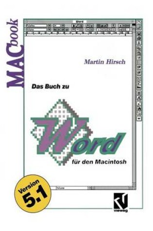 Cover of Das Buch zu Word für den Macintosh