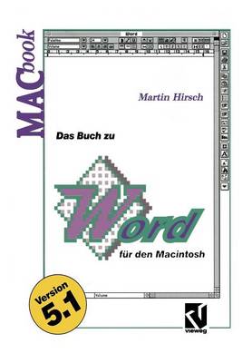 Cover of Das Buch zu Word für den Macintosh