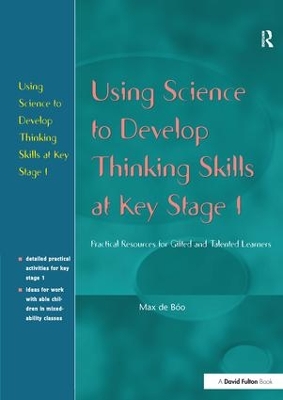 Book cover for Using Science to Develop Thinking Skills at KS1