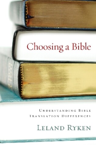 Cover of Choosing a Bible