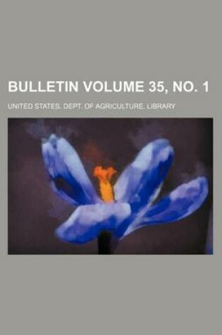 Cover of Bulletin Volume 35, No. 1