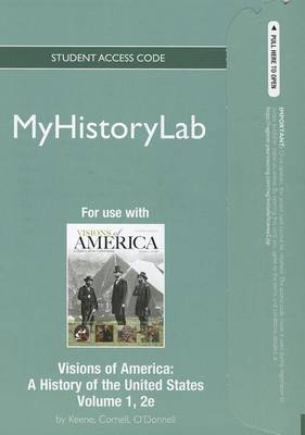 Book cover for NEW MyLab History -- Standalone Access Card -- for Visions of America, Volume One