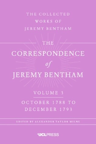 Cover of The Correspondence of Jeremy Bentham, Volume 4