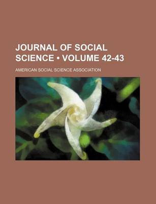 Book cover for Journal of Social Science (Volume 42-43)