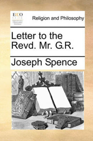 Cover of Letter to the Revd. Mr. G.R.