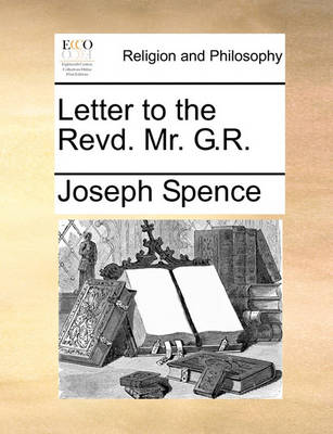 Book cover for Letter to the Revd. Mr. G.R.