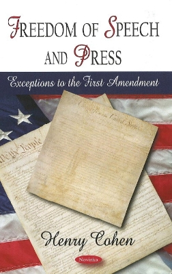 Book cover for Freedom of Speech & Press