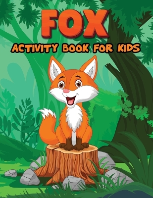 Book cover for Fox Activity Book for Kids