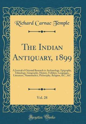 Book cover for The Indian Antiquary, 1899, Vol. 28