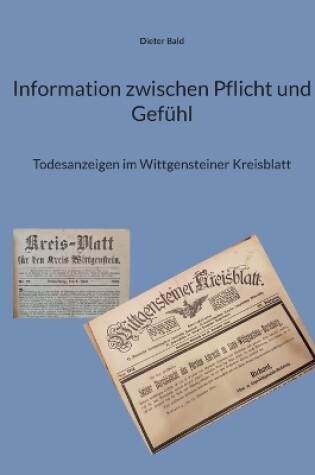 Cover of Information zwischen Pflicht und Gefühl