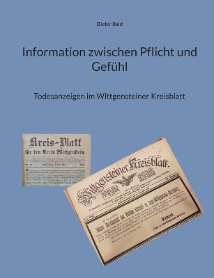 Book cover for Information zwischen Pflicht und Gefühl