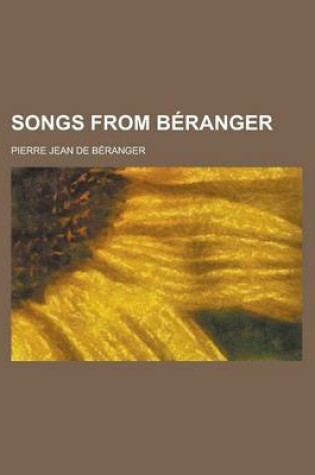 Cover of Songs from Beranger