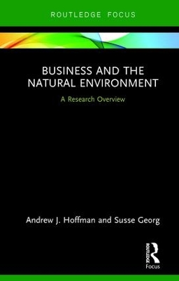 Book cover for Business and the Natural Environment