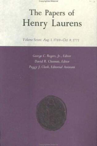 Cover of The Papers of Henry Laurens