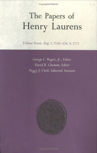 Book cover for The Papers of Henry Laurens