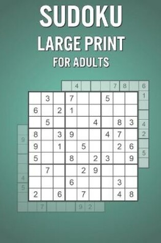 Cover of Sudoku Large Print For Adults