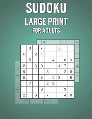 Book cover for Sudoku Large Print For Adults