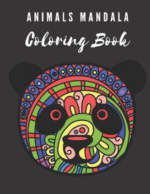 Book cover for Animals Mandala Coloring Book