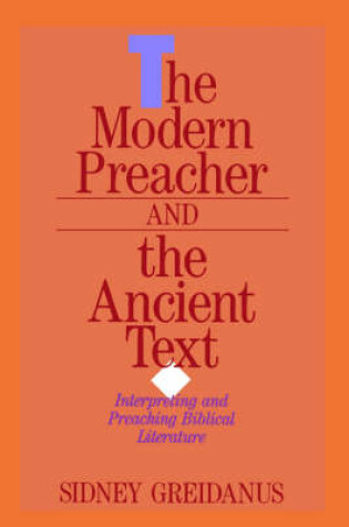 Cover of Modern Preacher and the Ancient Text