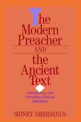 Book cover for Modern Preacher and the Ancient Text