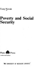 Book cover for Poverty and Social Security