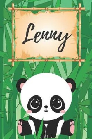 Cover of personalisiertes Notizbuch Panda / Malbuch / Kritzelbuch / Tagebuch / Journal / Notizheft / DIN A5 / Geschenke Lenny