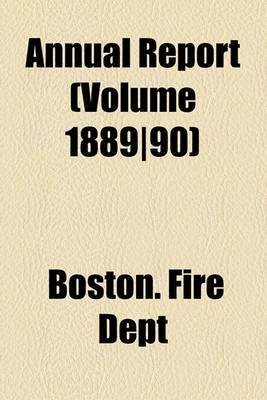 Book cover for Annual Report (Volume 1889-90)