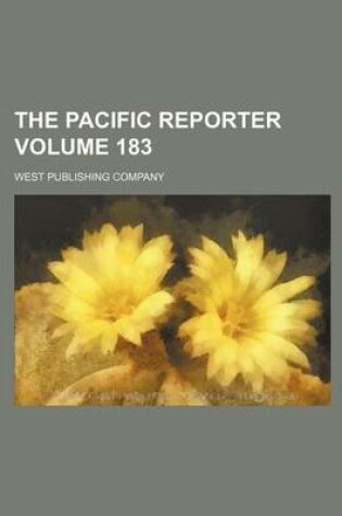 Cover of The Pacific Reporter Volume 183