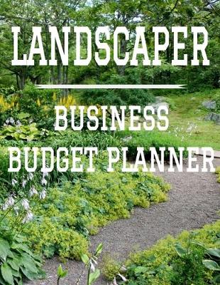 Book cover for Landscaper Business Budget Planner