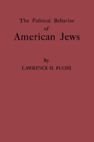 Cover of The Political Behavior of American Jews