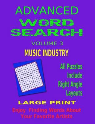 Cover of Advanced Word Search Volume 3 Music Industry