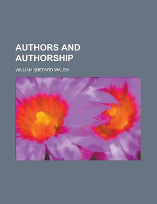 Book cover for Authors and Authorship