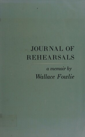 Book cover for Journal of Rehearsals