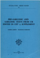 Book cover for Pre-Sargonic and Sargonic Texts from Ur