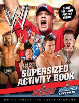 Book cover for WWE Supersized Activity Book